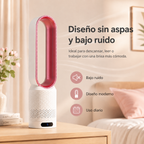Enfriador de aire 3 en 1 con purificador, oscilación y panel LED táctil AirPure