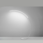 Lámpara de pie LED moderna con arco | Diseño minimalista con controles inteligentes