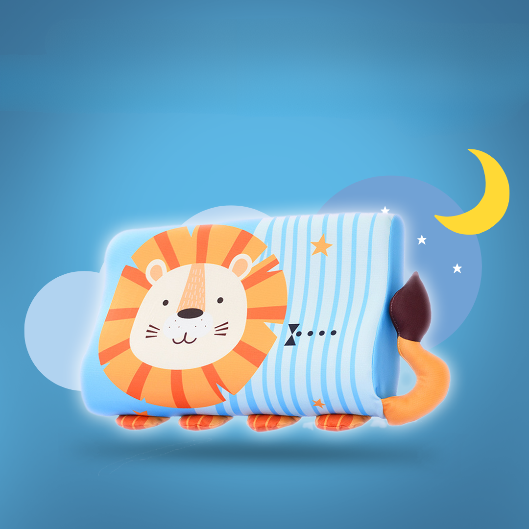 CuddlyPillow – Almohada ergonómica transpirable para niños | Soporte para el cuello y posición saludable para dormir