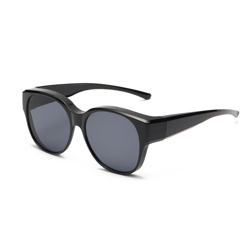 Opzetbril Gepolariseerde Zonnebril con UV400 Bescherming y Cat-Eye Design para Brillendragers