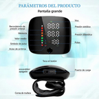 Tensiómetro de muñeca digital con avisos de voz y pantalla LCD