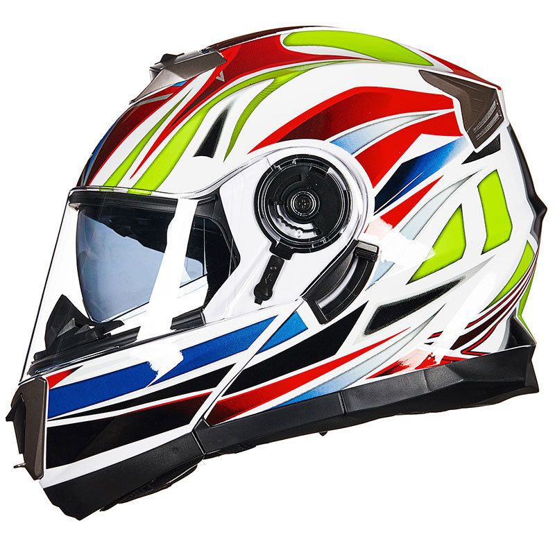Casco integral de motocicleta con ventilación avanzada