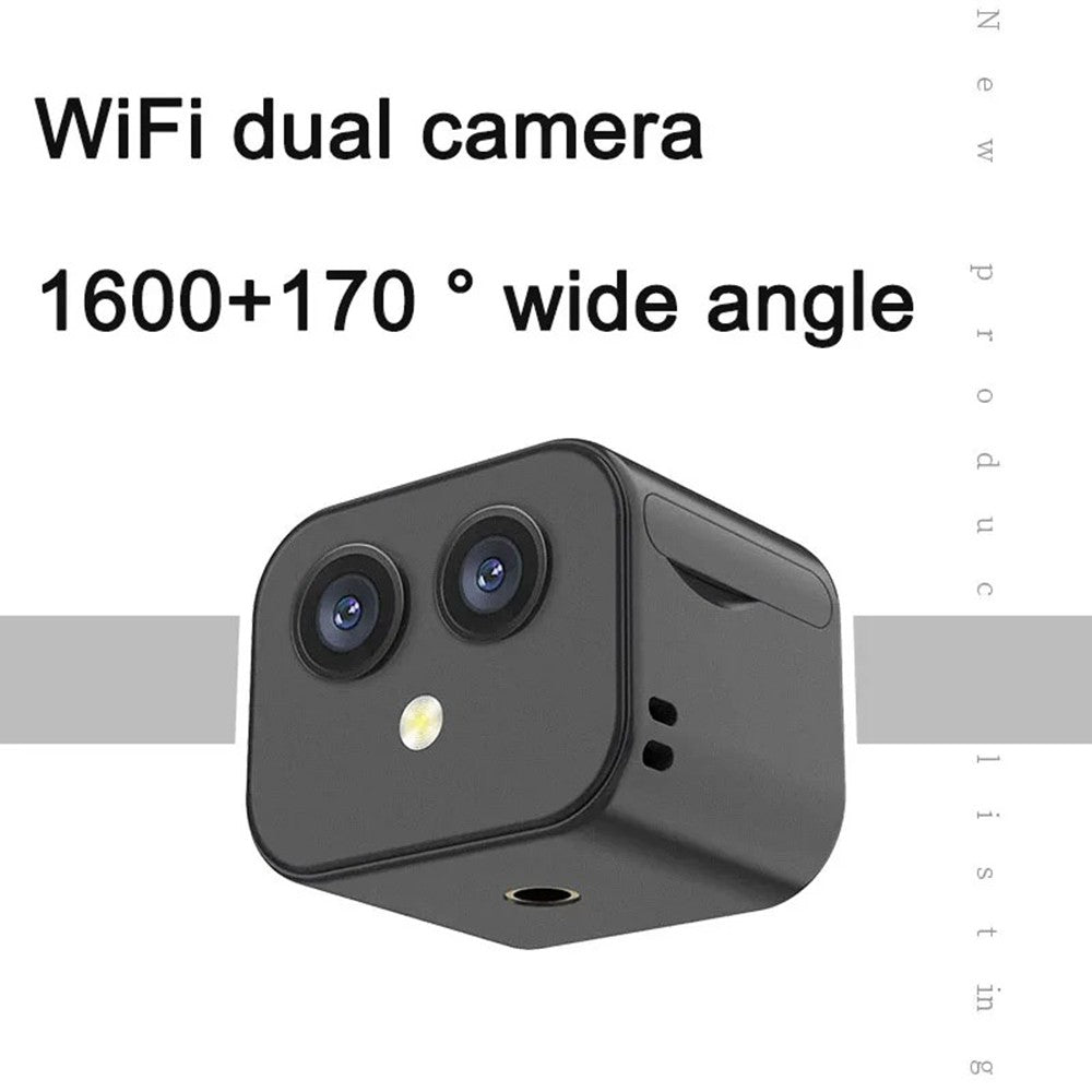 Cámara de vigilancia inalámbrica 4K con cámara de vídeo de 170° e intercomunicador