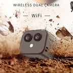 Cámara de vigilancia inalámbrica 4K con cámara de vídeo de 170° e intercomunicador