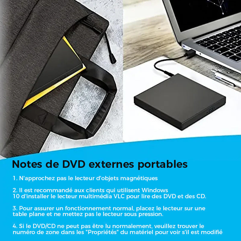 Reproductor externo de CD/DVD