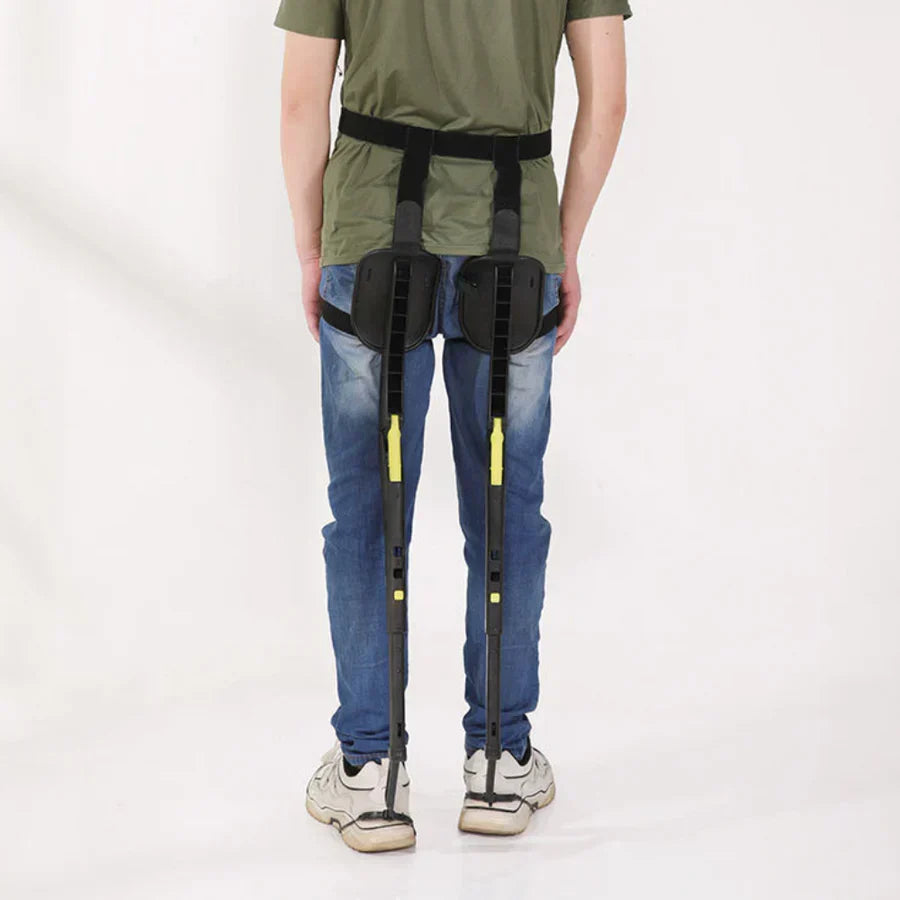 Silla plegable portátil con exoesqueleto portátil para actividades deportivas