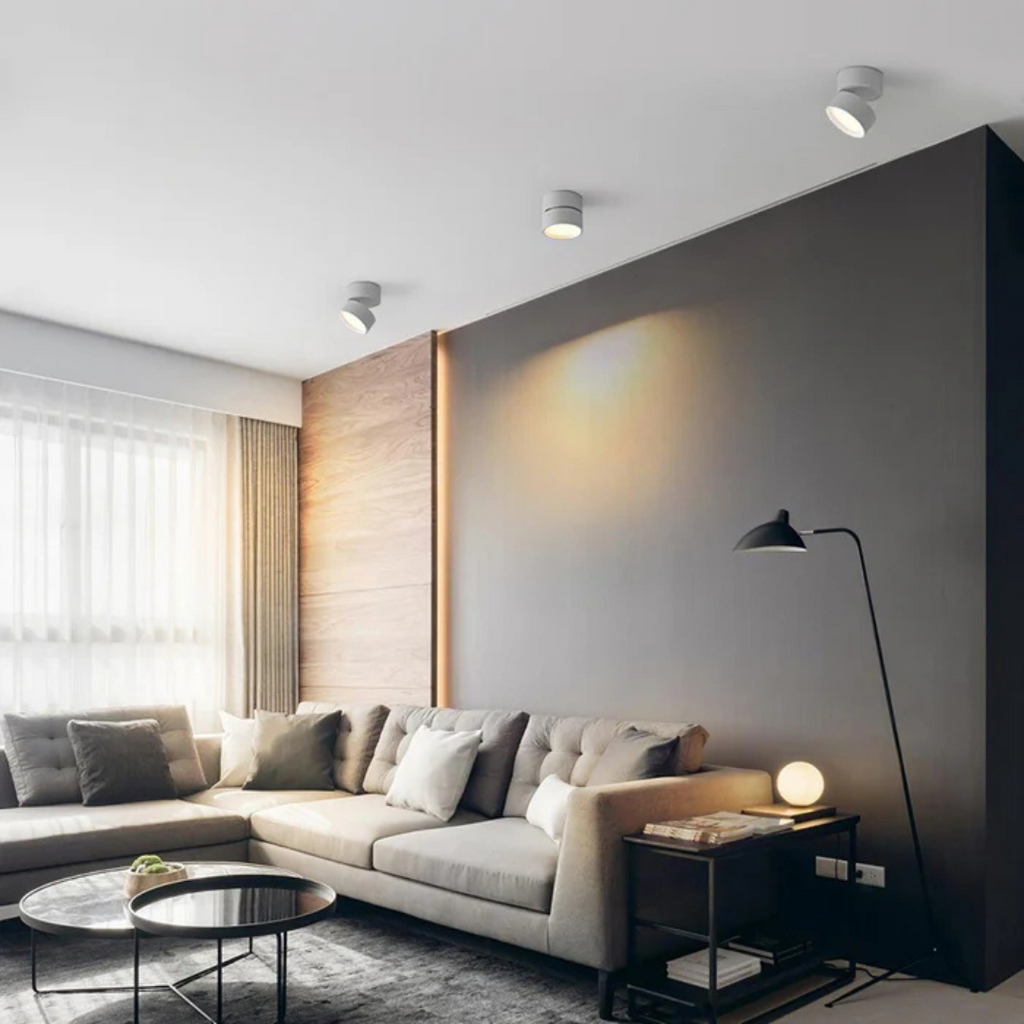 Lámpara de techo LED moderna ajustable de 1 luz