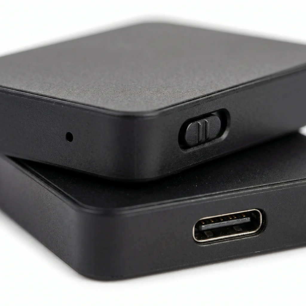 Grabadora de voz compacta con activación por sonido: dictáfono pequeño de 16 GB con batería de 50 horas y cancelación de ruido para reuniones,