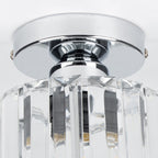 Lámpara de techo Kristal Zwart Zilver Goud E27 Opbouw Modern Hal Woonkamer
