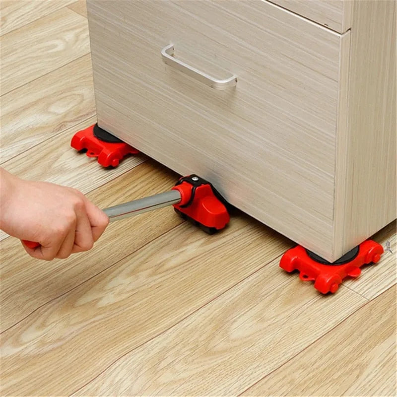 Juego de elevadores de muebles con ruedas para muebles pesados: sofá, armario, cama