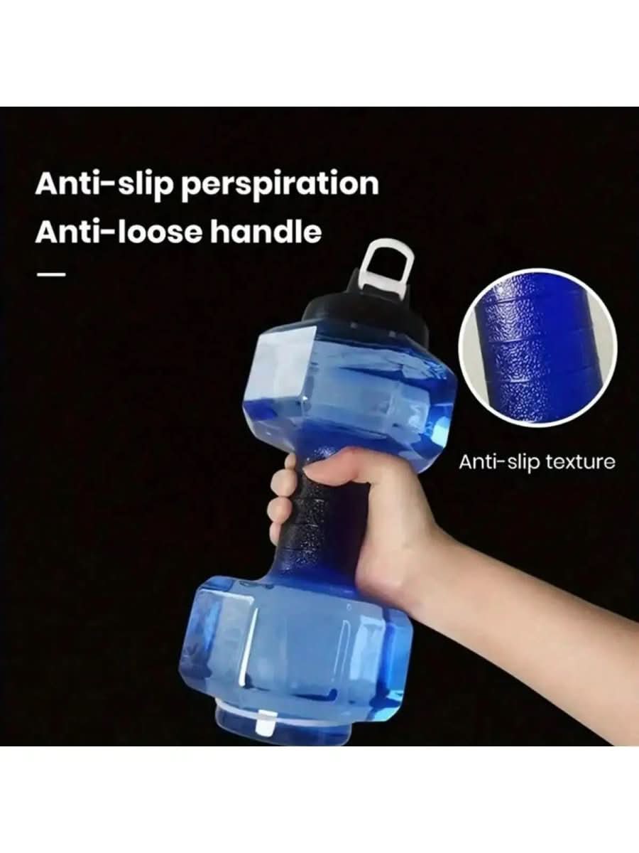 Botella de agua FlexDumbbell de 550 ml, dos en uno, compañera de entrenamiento para quienes van al gimnasio.