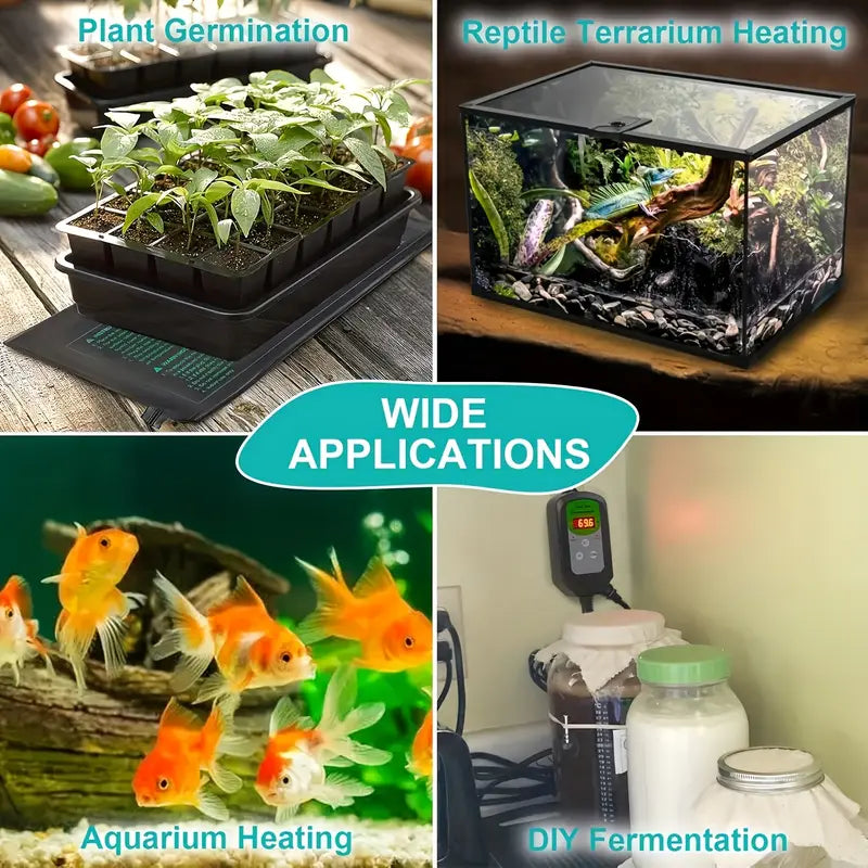 Manta térmica para plántulas: control de temperatura para una germinación y crecimiento más rápidos.