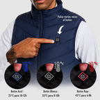 Chaleco calefactable unisex recargable por USB ThermiVest