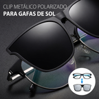 Gafas de sol polarizadas con clip abatible para gafas graduadas