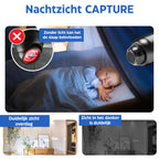 Cámara de vigilancia compacta Full HD 1080p WiFi Nachtzicht met Bewegingsdetectie para Thuisbewaking y Kinderopvang