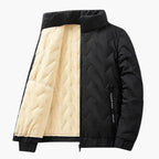 Chaqueta de esquí para hombre con cremallera e interior forrado