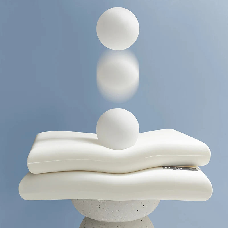 Almohada de soporte cervical de espuma viscoelástica con gel refrescante