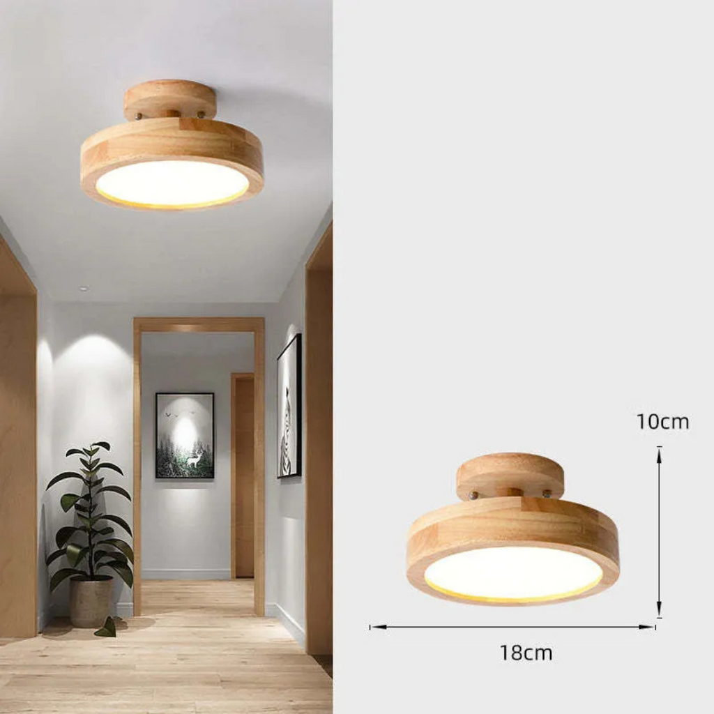 Lámpara de techo de tres LED