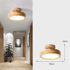 Lámpara de techo de tres LED