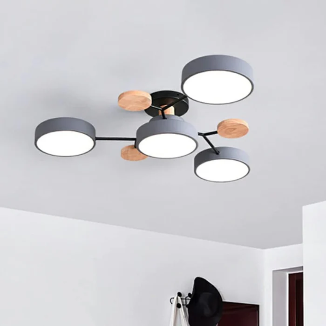 Lámpara de techo LED redonda moderna