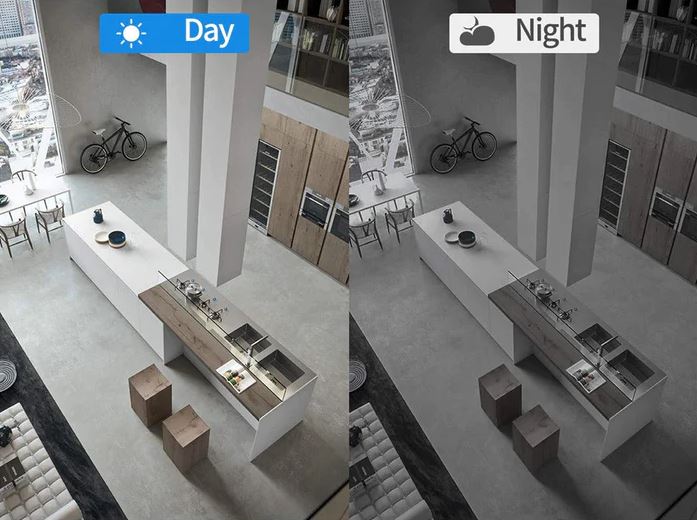 Cámara de seguridad WiFi pequeña con visión nocturna
