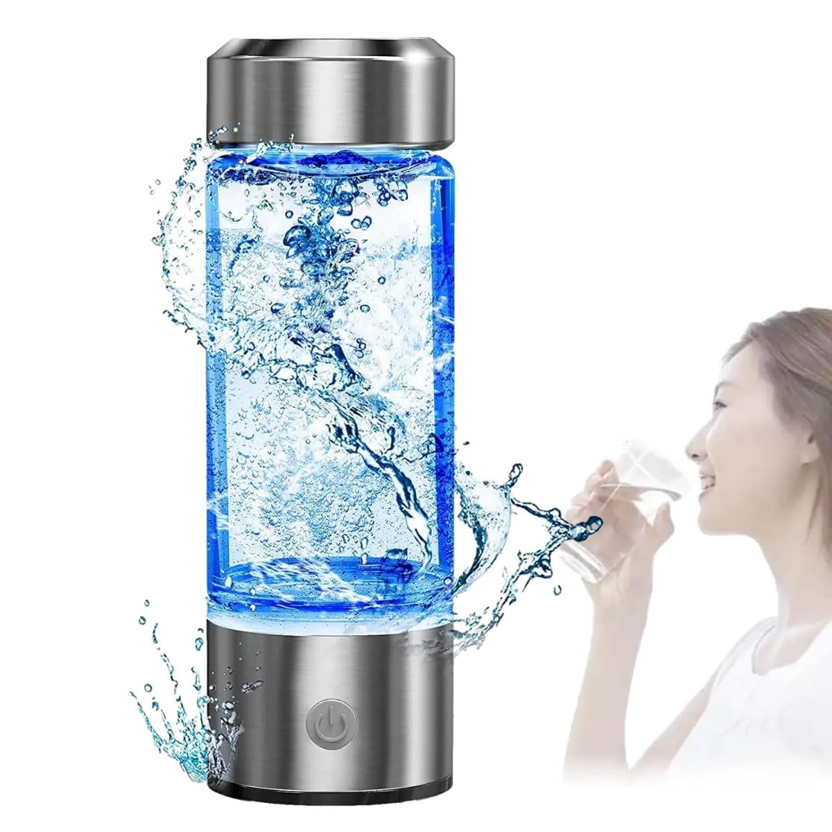 Wasserstoff-Wasserflasche | Tragbares, wiederauffladbares, BPA-free alkalisches Wasser