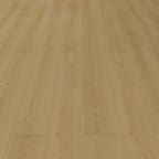 Suelo laminado de madera maciza natural E0 de 49" x 8" de ancho, con sistema de clic y resistente al agua.