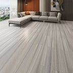 Suelo laminado de madera maciza natural E0 de 49" x 8" de ancho, con sistema de clic y resistente al agua.