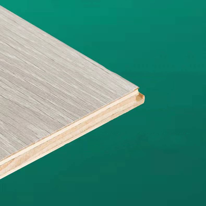 Suelo laminado de madera maciza natural E0 de 49" x 8" de ancho, con sistema de clic y resistente al agua.