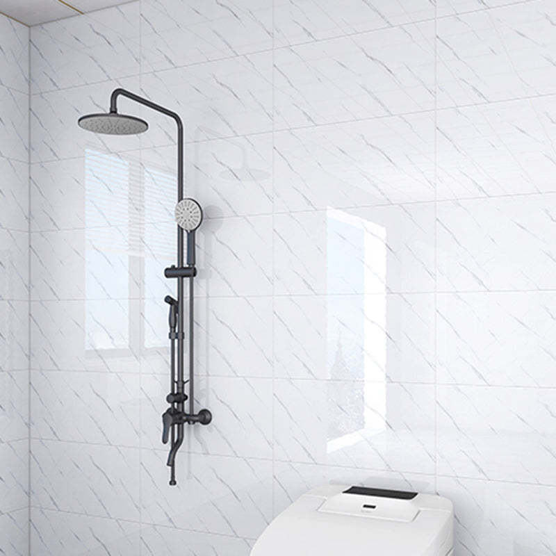 Papel pintado de estilo contemporáneo, panel único para baño con forma rectangular