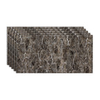 Papel pintado de estilo contemporáneo, panel único para baño con forma rectangular