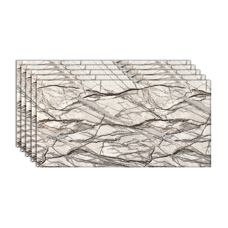 Papel pintado de estilo contemporáneo, panel único para baño con forma rectangular