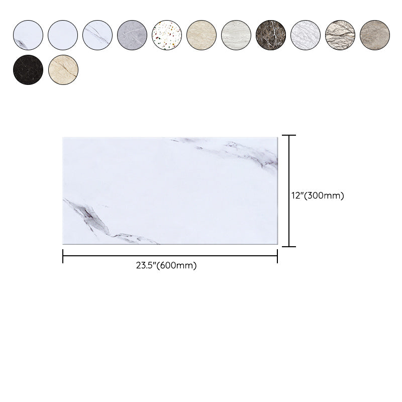Papel pintado de estilo contemporáneo, panel único para baño con forma rectangular