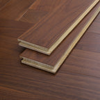 Suelo laminado de madera retro resistente a la decoloración con sistema de clic
