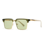 Gafas de sol para hombre con montura cuadrada y protección UV400
