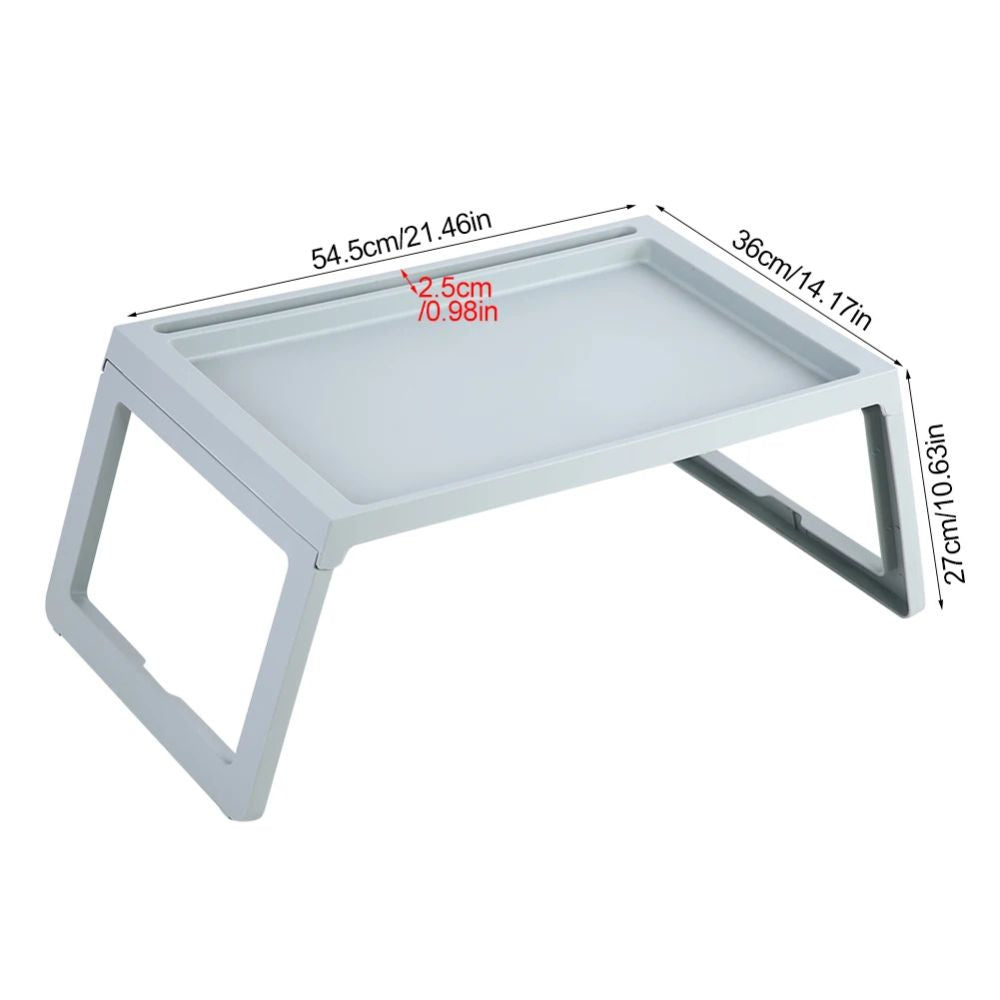 Bandeja plegable para servir en la cama
