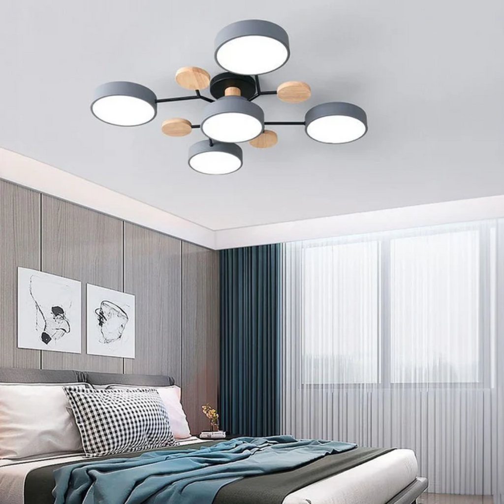Lámpara de techo LED redonda moderna