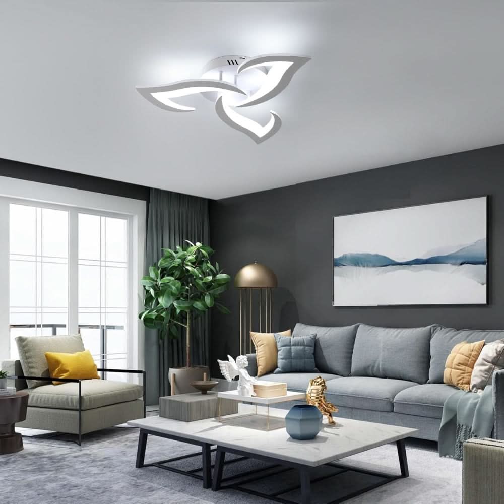 Lámpara de techo LED floral moderna para la decoración del hogar