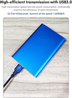 Tragbare 1TB USB 3.0 Festplatte mit Metallgehäuse y High-Speed-Übertragung – Dravero