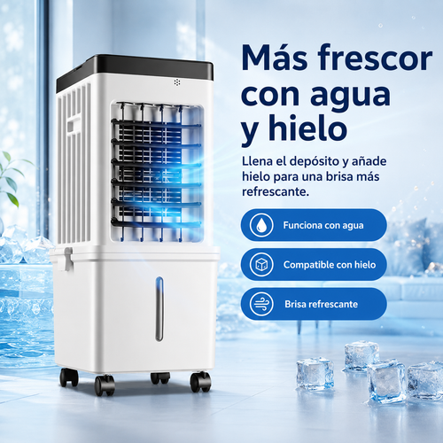 Aire acondicionado portátil sin ventana para hogar y oficina