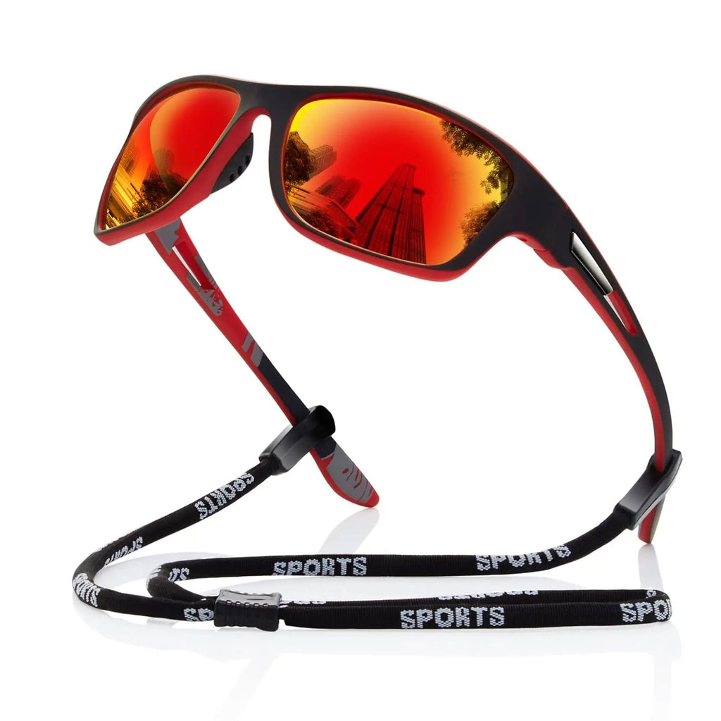 Zonas deportivas polarizadas – Protección UV400 – Diseño envolvente para actividades deportivas, rígidas y al aire libre | Lentes antirreflectantes