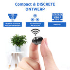 Cámara de vigilancia compacta Full HD 1080p WiFi Nachtzicht met Bewegingsdetectie para Thuisbewaking y Kinderopvang