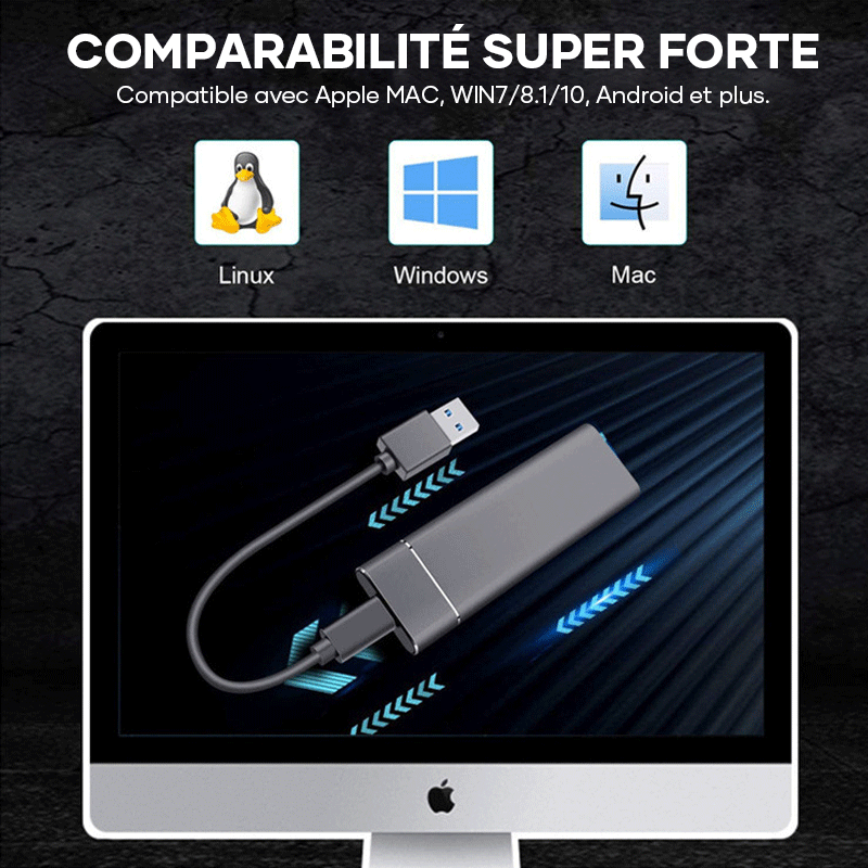 Disco duro SSD externo ultrarrápido