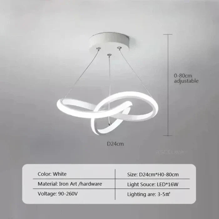 Lámpara de techo LED moderna - WaveGlow