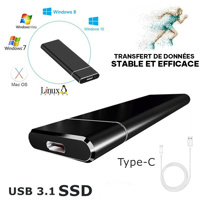 Disco duro SSD externo ultrarrápido