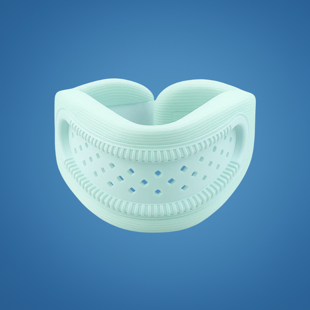 Soporte cervical ligero – Diseño transpirable con acolchado de espuma – Alivio del dolor para la oficina y el sueño