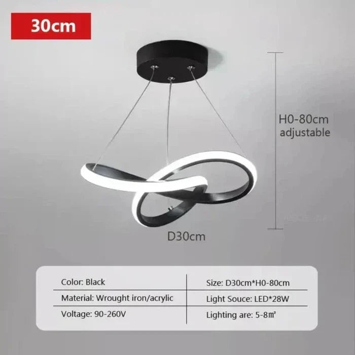 Lámpara de techo LED moderna - WaveGlow