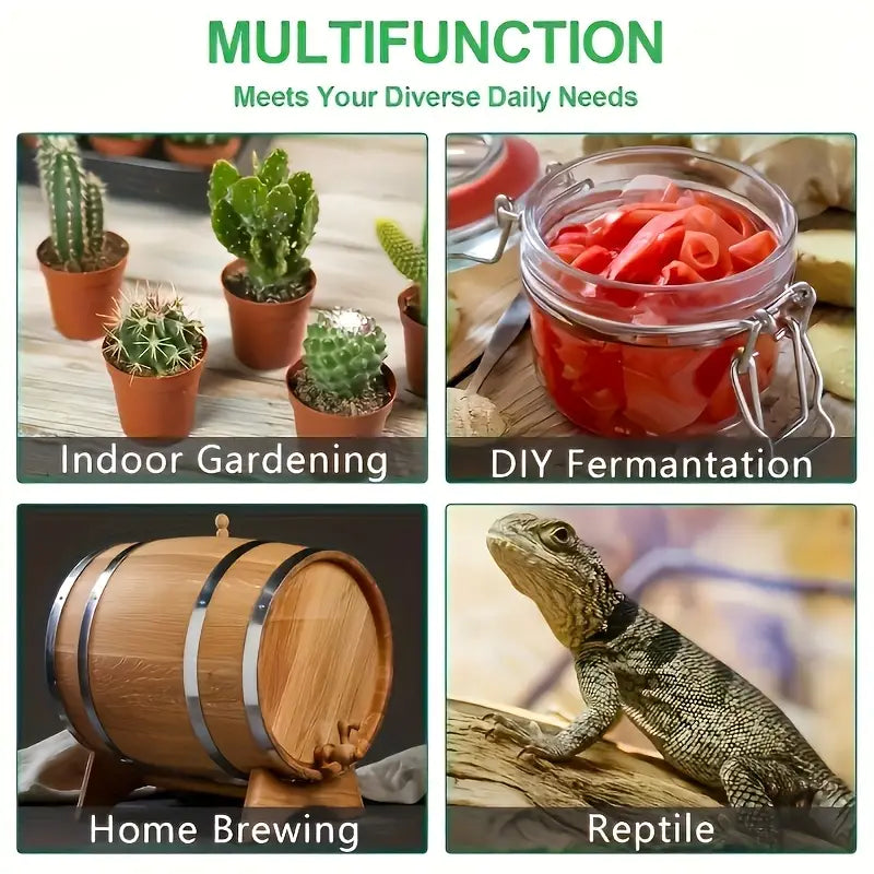 Manta térmica para plántulas: control de temperatura para una germinación y crecimiento más rápidos.