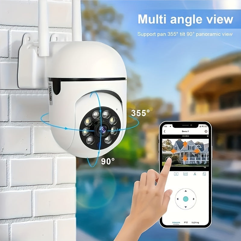 Cámara de seguridad inteligente | HD 1080p PTZ con detección de movimiento