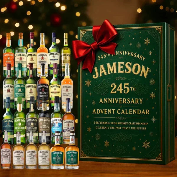 Calendario de adviento de whisky clásico 2025 con 24 licores premium